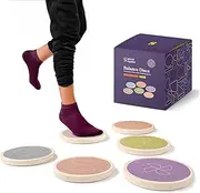 Special Supplies Balance Stepping Stones for Kids, 6 Pc. Set, Sensory Early Learning Montessori Toys, Obstacle Course for Balance and Coordination, Non-Slip the floor is lava game for kids