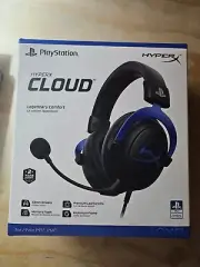 HyperX Cloud Wired Stereo Gaming Headset Blue/Black for PS4 PS5