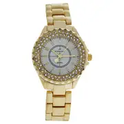 Kim & Jade 2033L-GW Gold Stainless Steel Bracelet Watch by Kim & Jade for Women - 1 Pc Watch