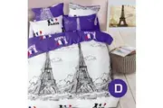 [Dreamfields] Double Size PARIS Design Quilt Cover Set