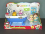 COCOMELON Musical Bath Tub Play Set Squirter JJ And TomTom Color Change Songs