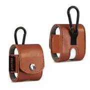 Reiko Leather Case for AirPods in Brown | MaxStrata