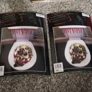 2 Packs Halloween Toilet Decor Set Zombie