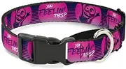 Dog Collar Martingale Despicable Me Minion Dancing Pose You Feelin This Purples 15 to 26 Inches 1.0 Inch Wide