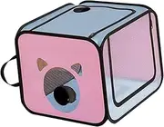 MYCENSE Pet Dog Cat Drying Box Drying Crate Cage,Anti Hair Flying,Grooming House,Portable,Dryer Cage Foldable Box Cat Drying Room