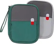 2Pcs Mini Medicine Storage Bag Portable Travel First Aid Pouch for Outdoor Activities Compact and Stylish with Capacity for Emergency Medical Supplies