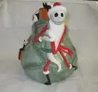 Disney Auctions Nightmare Before Christmas Santa Jack Skellington Cookie Jar New