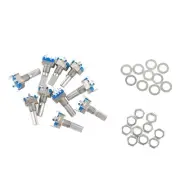 10pcs EC11 Rotary Encoder 5 Pin Digital Potentiometer Coding Switch Components