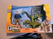 Dino Valley! Chap Mei Two Dinosaur Playset Brand New