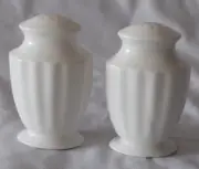 Lenox made in USA Salt and Pepper Shaker Set porcelain white NWT