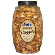 Sourdough Nuggets Pretzels – 52 Oz. Barrel – Bite-Size Pretzels with Classic Sou