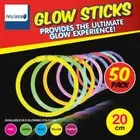 50Pcs Color Mixed Glow Sticks Bracelets Light Parties glow sticks AU STOCK