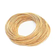 50 Pcs Spring Bracelets Carbon Steel Bracelet Elastic Non-slip Bracelet Craft Gold-color