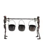 CHRISTIAN SIRIANO NEW YORK 22x14.25in Skeleton Hanging Candy Bowls