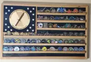US ARMY 7TH INFANTRY DIVISION CHALLENGE COIN DISPLAY FLAG HARDWOOD FREE COIN