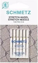 SCHMETZ Sewing Machine Needles| 5 Stretch Needles | 130/705 H-S| Needle size 75/11