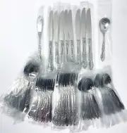 Oneida Northland CAROLINA Flatware 50 Pc Set Stainless 8 Place Settings NEW