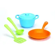 Green Toys Chef Set Kids/Childrens Pretend Imaginative Play Toy Playset 2+