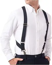 [LazarsSpace] Suspenders for Men Heavy Duty for Big and Tall