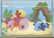 Crochet Kit for Beginner, Crochet Starter Kit w Step-by-Step Happy Axolotls
