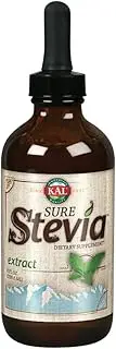 KAL Sure Stevia Liquid Extract 8 oz | Best-Tasting, Zero Calorie, Low Glycemic | For Baking & Adding to Beverages | 1555 Servings