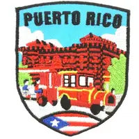 在飛比找momo購物網優惠-【A-ONE 匯旺】波多黎各 老龐塞消防局 刺繡背膠補丁 袖