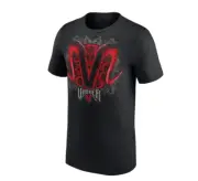 Black Stephanie Vaquer V Logo T-Shirt