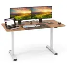 Giantex 140cm Electric Standing Desk Height Adjustable Office Computer Desk