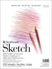 Strathmore Sketch Paper Pad 9"X12"-100 Sheets P255091