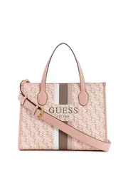 GUESS Women's Pale Pink Silvana Small Tote Bag