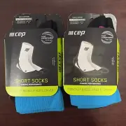 Lot Of 2 CEP Women's 3 Compression Short Socks