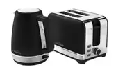 Sunbeam Chic Collection Breakfast Kettle and Toaster Pack - Black