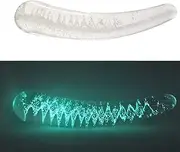Remeonight Luminous Double Ended Glass Dildo Lighted Crystal Glass G-Spot Stimulator Female Masturbation Sex Toy