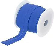 uxcell 1 Inch Single Fold Bias Tape Polyester Continuous Bulk Bias Tape for Sewing, Seaming Quilting Hemming Binding Crafts (Bright Blue 25 Yards)