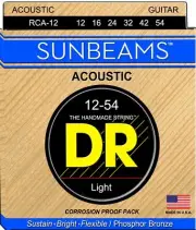 DR RCA-12 Sunbeams Acoustic Guitar Strings; gauges 12-54