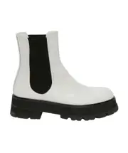 Alexander McQueen Rave Chelsea High-Top Boots 39,40 White