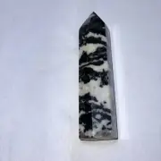 Rare Natural Zebra Jasper Tower Crystal Point Reiki Stone Healing 95g 4”