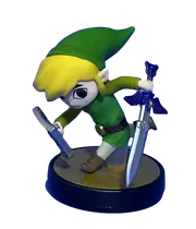 Super Smash Bros Collection N0.32 Toon Link Nintendo Amiibo Loose (Preowned)