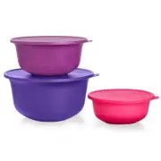 Limited Edition Tupperware Aloha Serving Bowls 3-Piece Set