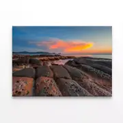 Sunrise at Tip of Borneo Sunset Print 100% Australian Made 150 x 100cm (Stretched)