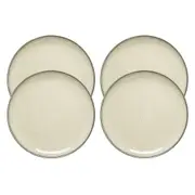 4x Ecology Element 26.5cm Stoneware Dinner Plate Food Dish Round Tableware Doe