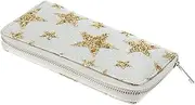 [Healeved] Star Printed Leather Long Wallet Clutch for Women Zippered Design Lightweight Compact Purse for Money Cards Tickets Stylish Accessory for Everyday Use