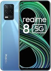 [realme] 8 5G Mobile Phone, Sim Free Unlocked Smartphone with Dimensity 700 5G Processor, 90Hz Ultra Smooth Display, 5000mAh Massive Battery, 48MP Nightscape Camera, Dual Sim, NFC, 6+128GB