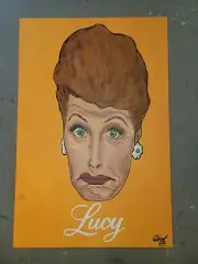 Nothing But Love 4 LUCY 24x36 Original Artwork By Ghost