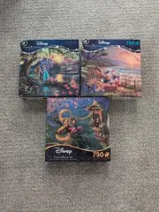Thomas Kinkade DISNEY Puzzles 750 BUNDLE UNOPENED (Set of 3)