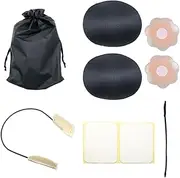 [Sctorikykt] New Invisible Bra Push-Up Frontless Breast Lift Up Deep Covers Backless, Comfortable Adhesiv