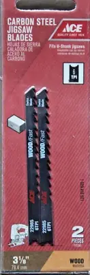 JIGSAW BLADE 2PK. ACE CARBON STEEL WOOD BLADE 6 TPI #22985