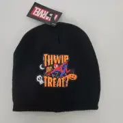 Marvel Spider-Man Thwip or Treat Kid Beanie Knit Cap Hat Fall Winter Halloween