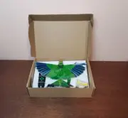 Zing Go Go Bird GREEN Remote Control Flying Toy - NEW IN BOX!