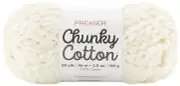 Premier Chunky Cotton Yarn-White 2057-01